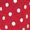 Red, variant on Womens Red Polka Dot V-Neck High-Low Maxi Dress