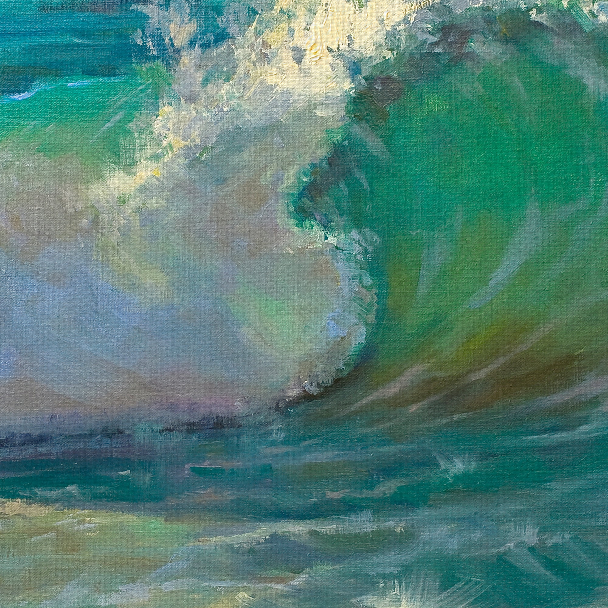 Masterpiece Art Gallery Ocean Wave Majesty by Kathleen Denis Canvas Art Print 22" x 28"