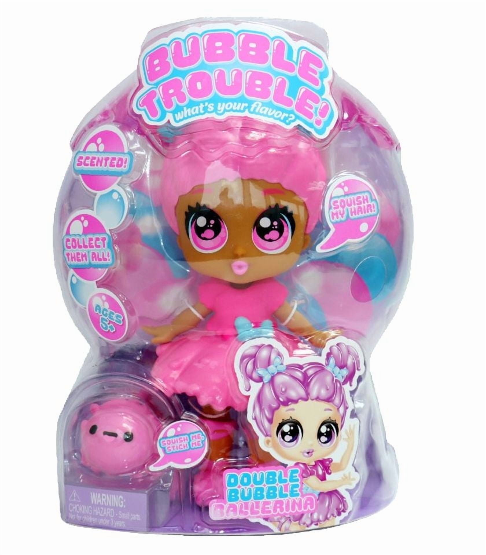 Bubble Trouble - Double Bubble Ballerina Doll with Squishy Sidekick