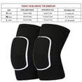 thumbnail image 1 of Rodilleras deportivas, 1 par de rodilleras deportivas, rodilleras deportivas, protectores de rodilla de esponja, tecnología de vanguardia, 1 of 8