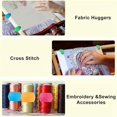 thumbnail image 4 of 22PCS Bobbin Clips, Embroidery Hoop Clips, Silicone Bobbin Protectors, Quilting Sewing Clips for Sewing and Quilting, 4 of 5
