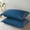 Blue, variant on Quilted Embroidered Headrest Support Pillow,Soft Brushed Fabric Bed Cushion Ergonomic Neck Support,Pressure Relief Sleep Comfort Decorative Home Bedroom Use,Durable Stitching Relaxation Rest Pillow