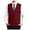 Red, variant on Kureaily Men's Wool Blend V Neck Knit Cardigan Vest Wool Sweater Colour Blocking Casual Versatile Sleeveless Shirt Vest