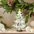 thumbnail image 3 of Cheapark Mini Wooden Christmas Tree Set - Compact Tabletop Decoration with Winter Charm, Perfect for Holiday Parties, Home Displays & Thoughtful Christmas Gifts, 3 of 6