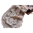thumbnail image 2 of Cotton Handmade Crochet Lace Tablecloth Doilies Placemats Table Overlay Home Decor, White(Piano Cover Cloth), 2 of 4