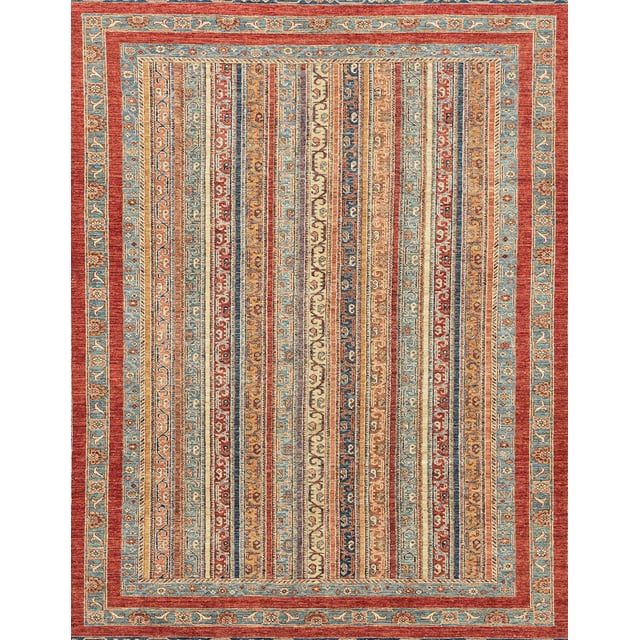 Ahgly Company Tapis d'Intérieur Lavables en Machine Rectangulaire Abstrait Brun Sucre Brun, 5' x 7'