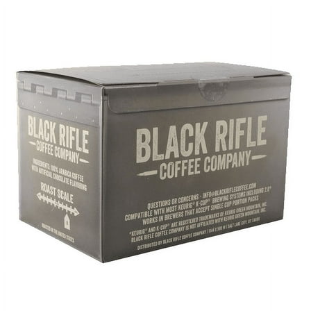 Black Rifle Coffee Flavored Coffee by Black Rifle Coffee Company (Chocolate, 12 Count Rounds)