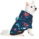 thumbnail image 2 of Fotbe Ocean Floor Animals Sudadera con Estampado para Perros Pequeños – Suéter con Capucha para Mascotas, Tela Suave de Forro Polar con Bolsillo-X-Large, 2 of 7