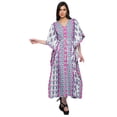 thumbnail image 3 of Moomaya Long Caftan Maxi Dress Beach Swimwear Cover Up Womens Kaftan Plus Size, 3 of 6