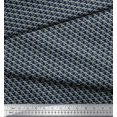 thumbnail image 2 of Soimoi Modal Satin Tissu Chevrons Tissu Imprimé 1 Yard 42 Inch Wide, 2 of 3