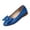 Blue, variant on Ballet Bow Flats Shoes Women Comfortable Pointed Toe Flats Bow Dress Shoes Memory Foam Insole Slip on Work Flat for Women