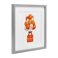thumbnail image 2 of Stupell Industries Contemporary Orange Handbag & Balloons Gray Framed Print Under Glass, 16 x 16, by Amanda Greenwood, 2 of 8