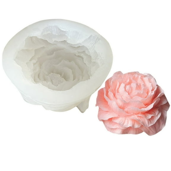 Peony Flower Silicone Fondant Cake Jelly Diy Baking Tools