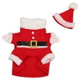 thumbnail image 4 of Disfraz de Navidad para Perro, cálido, Lindo, Agradable para la Piel, Mascota, Cachorro, Traje de Navidad con Sombrero para Fiesta Diaria, Rojo, Blanco, M, 4 of 12