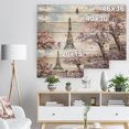 thumbnail image 5 of Design Art - Eiffel with Pink Flowers, 5 of 5