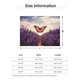 thumbnail image 5 of Fotbe Butterfly Over Lavender Manta de Franela con Estampado, Manta Ultrasuave para Cama, Sofá, Auto, Hipoalergénica y Antibolitas-60"x50", 5 of 6