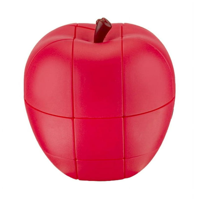 Cubo de rompecabezas de frutas, creatividad, colores vibrantes, juguetes educativos realistas para niños para el hogar, manzana