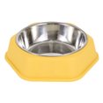 thumbnail image 1 of Suministros para mascotas de acero inoxidable para perros pequeños y medianos, cuenco individual antivuelco para perros y gatos MFZFUKR CPB-DE-SSW2418-4, 1 of 5