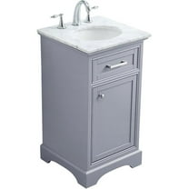 19 in. Single Bathroom Vanity set in light grey