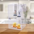 thumbnail image 4 of 2-layers Freestanding Countertop Display Case 20*20*35cm Locking Security Showcase Cabinet 7.87*7.87, 4 of 20