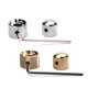 thumbnail image 1 of BESTYASH Bass Knob Metálico Plateado Con Doble Perilla Concéntrica Compatible Con Potenciómetros De 6 Mm, 1 of 8