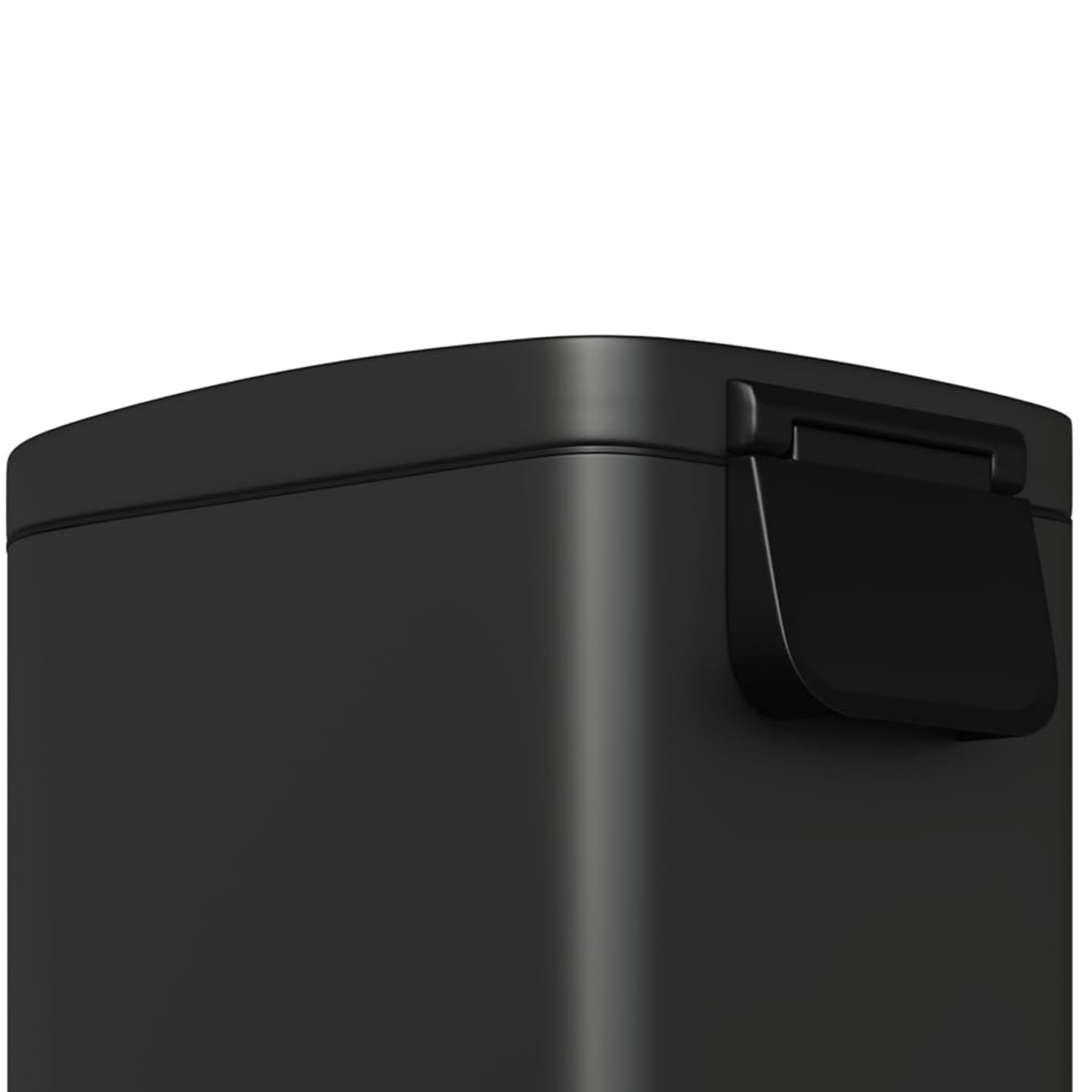 Garvee Step-on Trash Bin Set 2 Pack, 13.2 Gallon & 2.6 Gallon, Black