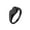 Black, variant on Unisex Stainless Steel Simple Elegant Heart Shaped Thin Stacking Signet Ring Couple Forever Love Wedding Band Black Size 5