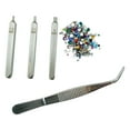 thumbnail image 2 of Crystal Setter Kit Stamping Punches Hand-Stamped Crafts W/ Tweezers Art Tool, 2 of 6