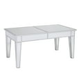 thumbnail image 6 of Ember Interiors Illusions Mirrored Rectangle Coffee Table, Silver, 6 of 19