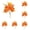 C-6PCS, variant on 6 Bundles Artificial Fall Flowers 13.77 Inch Outdoor Decorations Maple Leaves Stems with Sunflower Heads for Thanksgiving Floral Arrangement Centerpiece Wreath Home Decor