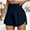 Navy, variant on Tittly Yoga Pants Wide Leg Pants Woman Womens Solid Casual Running Shorts Workout Elastic Waist Athletic Yoga Pants Sports Pants Womens Shorts High Waisted Shorts Khaki XL