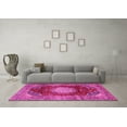 thumbnail image 3 of Ahgly Company Indoor Rectangle Medallion Pink Traditional Area Rugs, 7' x 9', 3 of 4