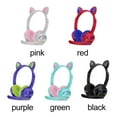 thumbnail image 2 of Écouteurs Filaires pour Enfants, Éclairage LED, Long Cordon, Oreille de Chat avec Microphone, Mode, 2 of 8
