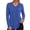 Blue, variant on Rosvigor Womens Workout Tops Long Sleeve V Neck Tee Shirts Athletic Shirts Comfy Activewear Tops for Gym Running Yoga
