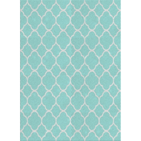Ahgly Company Indoor Rectangle Patterned Seafoam Green Novelty Area Rugs, Swatch Sample