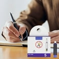 thumbnail image 4 of Erasable Ink Pen - Push Action Smooth Writing with Refillable Cartridges for Effortless Note-Taking and Styling 5PCS, 4 of 5
