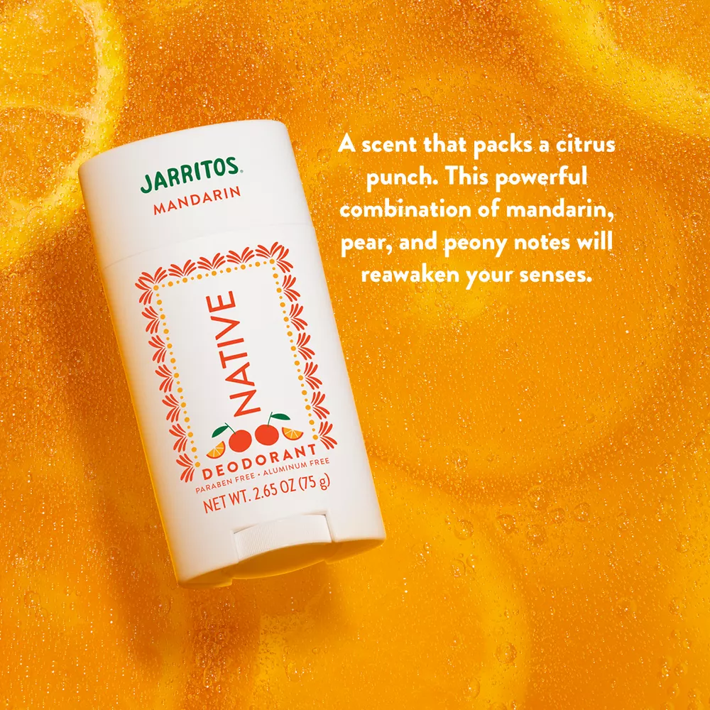 Native Deodorant for Women & Men - Limited Edition Jarritos - Mandarin - 2.65oz