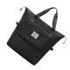 thumbnail image 2 of Bolsa de equipaje de Viaje Ticfox elegante suave impermeable Bolsa deportiva gimnasio color negro tamaño libre, 2 of 13