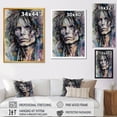 thumbnail image 4 of Designart "Celebrity Mick Illustration" Celebrity Canvas Print, 4 of 5