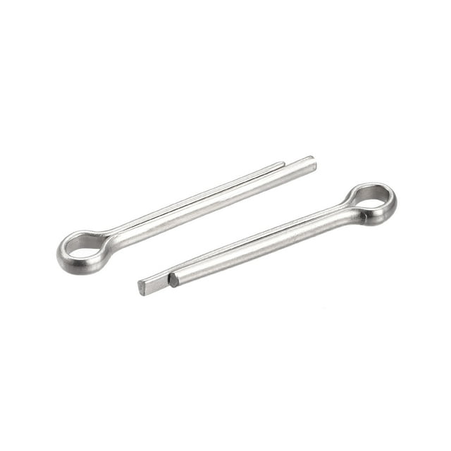 Unique Bargains Split Cotter Pin, 2.5x20mm 316 Stainless Steel Clip Fastener Fitting, Silver 15Pack
