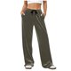 thumbnail image 2 of Pincandy Women's Solid Color Velour Pants - Elastic Waist, Loose Wide Leg Fit with Pockets, Luxurious & Comfortable for Loungewear & Daily Outings, 2 of 6