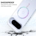 thumbnail image 2 of Funda de teléfono BENTOBEN con purpurina magnética transparente para Google Pixel 10, 2 of 8
