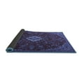 thumbnail image 2 of Ahgly Company Indoor Square Persian Blue Traditional Area Rugs, 3' Square, 2 of 4