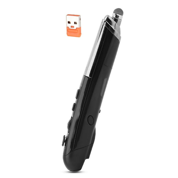 Wireless Pen Mouse,2.4G USB Wireless Optical Laser Presenter Mouse USB Wireless Pen Mouse Remarkable Clarity