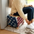 thumbnail image 5 of SCRAWLGOD Sunflower American Flag Print Ottoman Cover Square Stretch Ottoman Slipcovers for Foot Stool, Anti-Scratch Folding Storage Furniture for Living Room, 13x13x15 Inch, 5 of 7