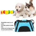 thumbnail image 4 of Dog Carrier, Comfortable Handle Breathable Mesh Pet Travel Carrier Large Space Waterproof Blue  For Dogs For Travel For Pets, 4 of 8