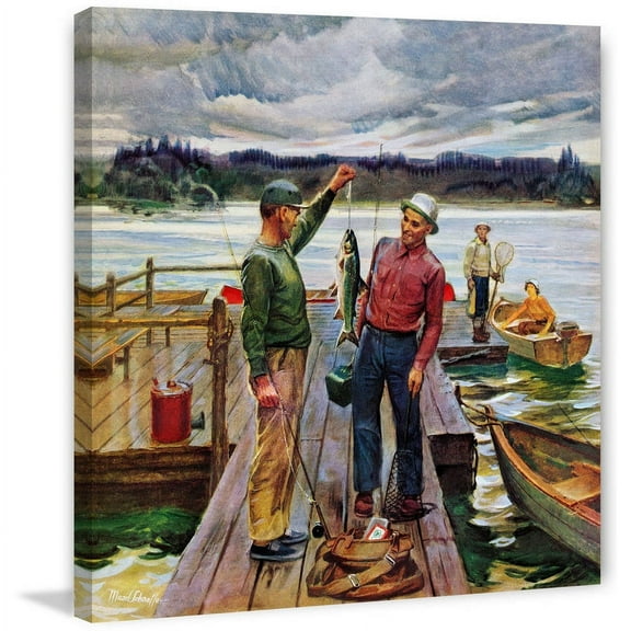 "The Big One" Painting Print on Wrapped Canvas