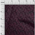 thumbnail image 2 of oneOone Silk Tabby Dark Magenta Fabric Tropical Fabric For Sewing Printed Craft Fabric By The Yard 42 Inch Wide, 2 of 5