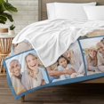 thumbnail image 2 of AISENIN Custom Blanket with Photo Text Collage Personalized Picture Blanket for Men Women Him Her Customized Throw Blanket Gift for Birthday Mother's Day, 2 of 5