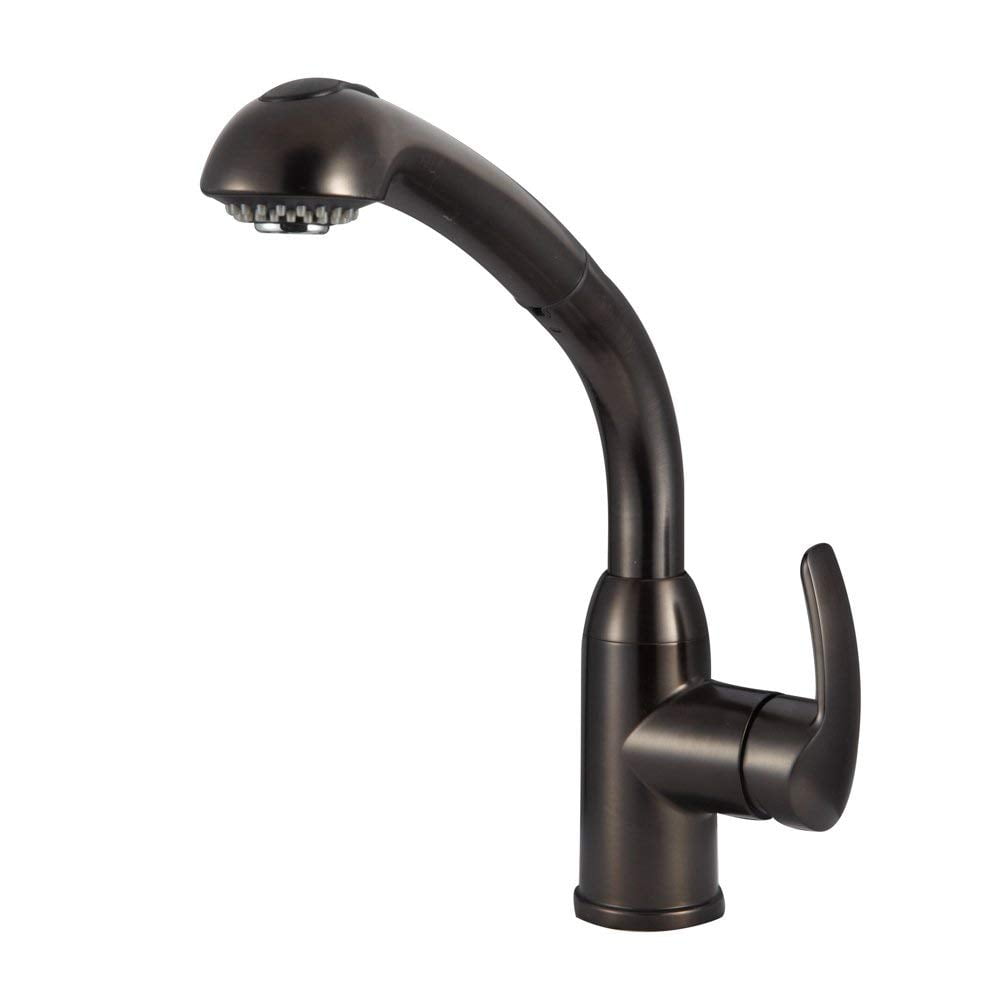 Dura Faucet HiRise PullOut RV Kitchen Faucet Bronze